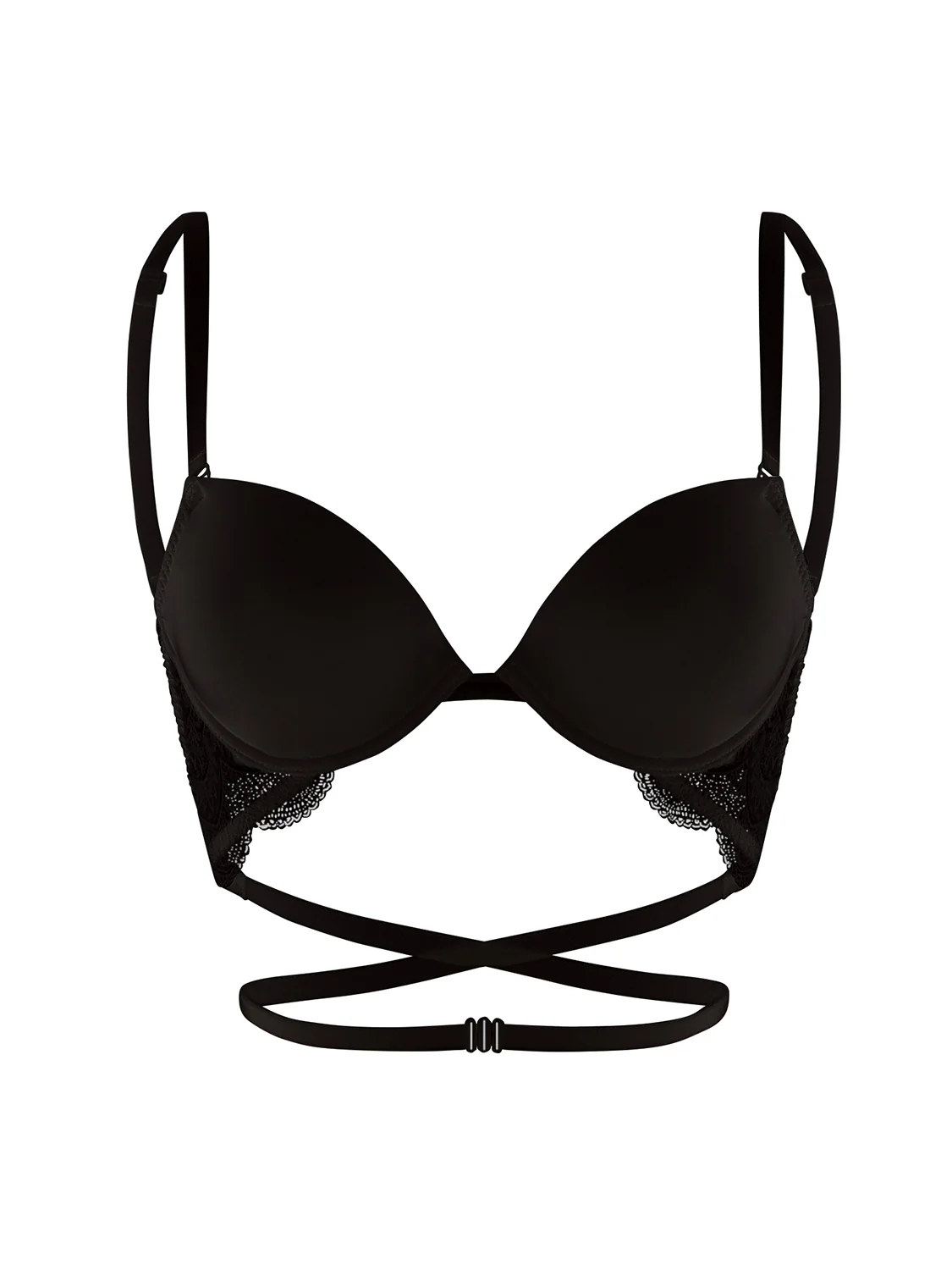 Backless Multi-position Bra - Black - Image 6