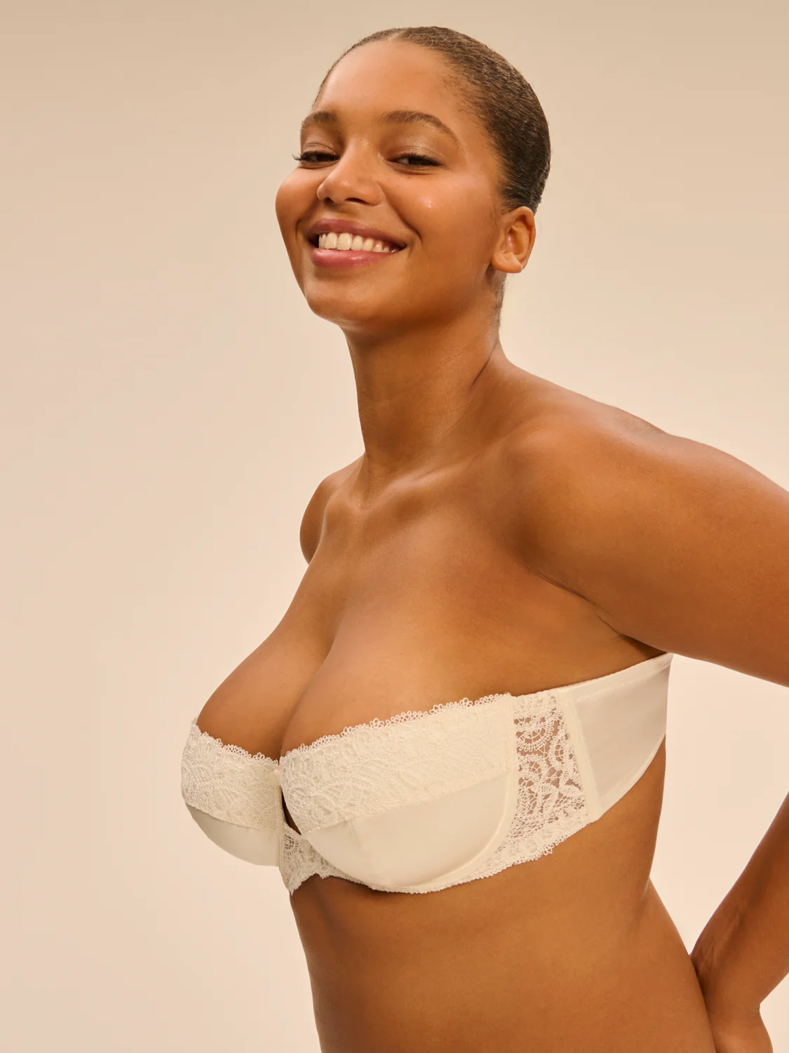 Bandeau bra - Natural - Image 9