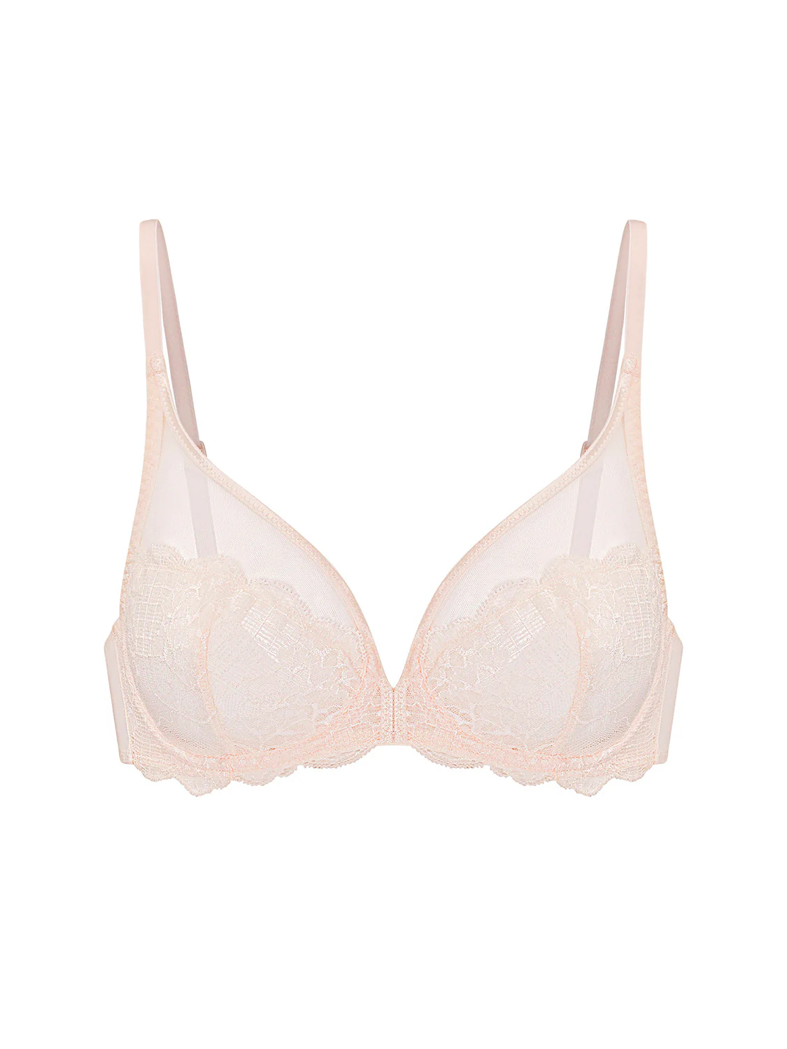 Full cup plunge bra - Sakura pink - Image 6