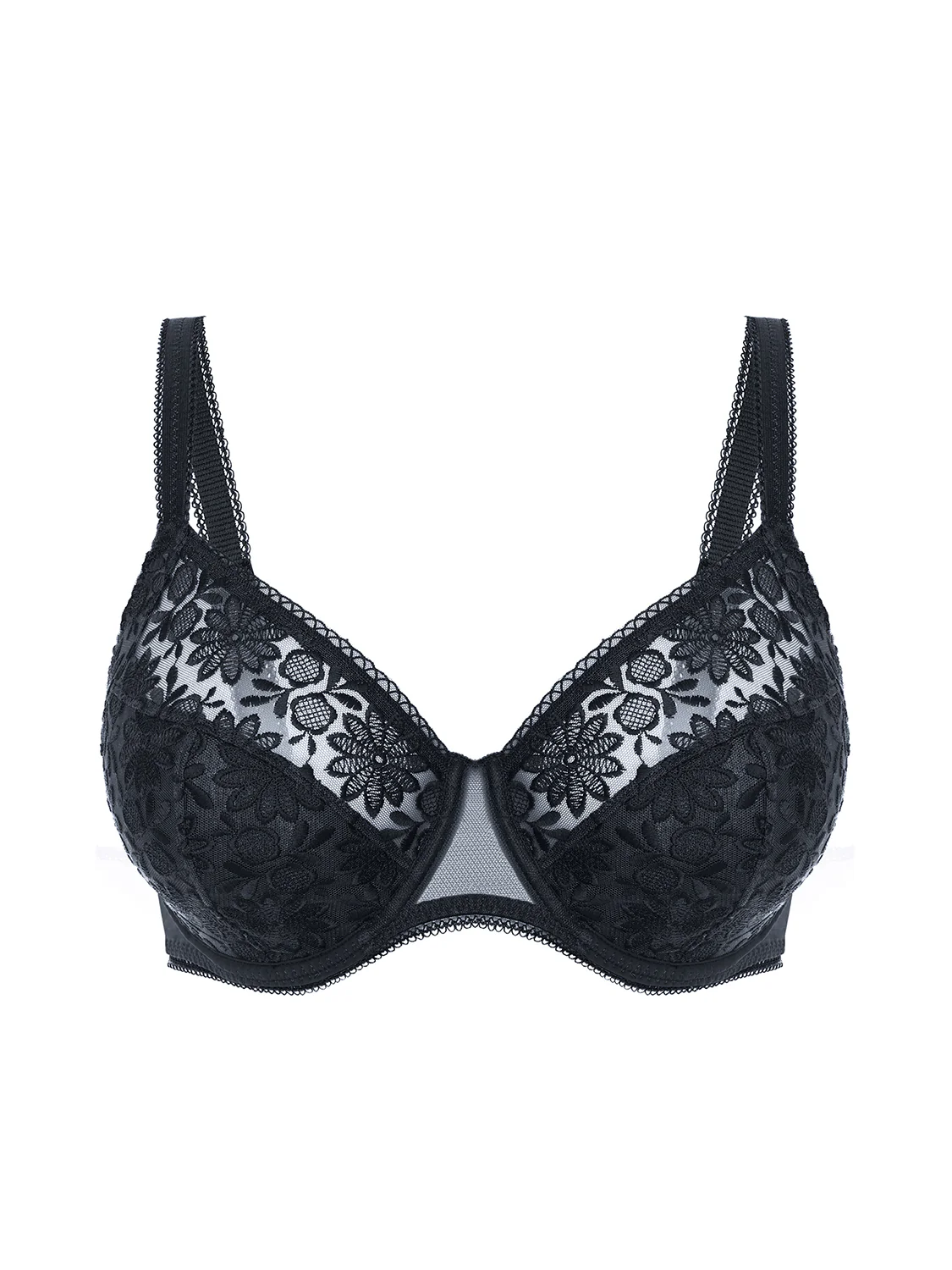 Full cup support bra - Black - Image 3