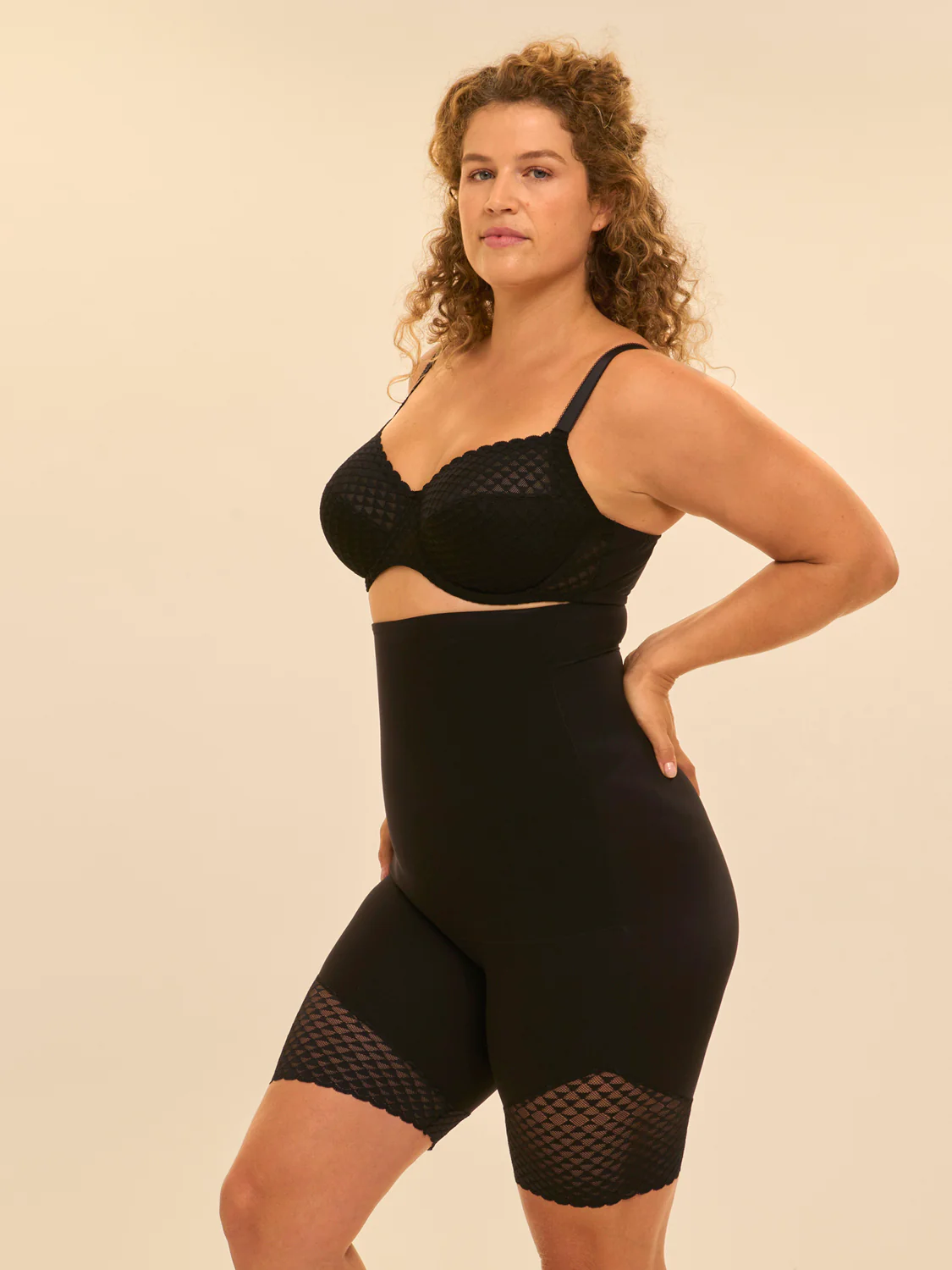 Full cup support bra - Black - Image 3