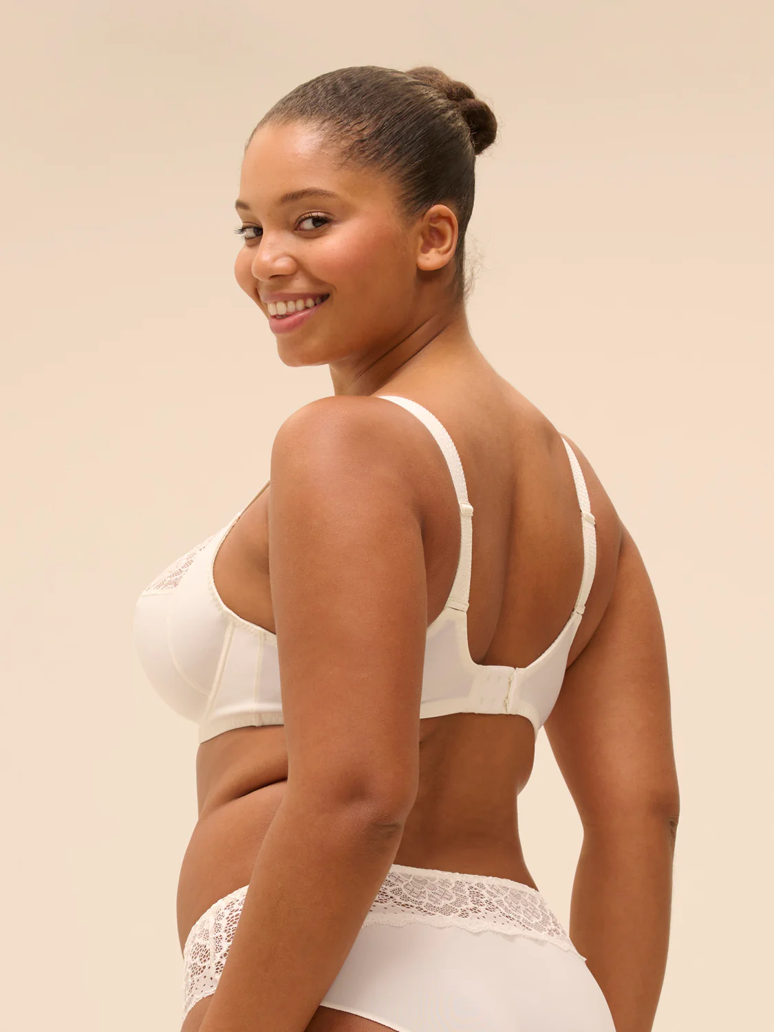 Full cup support bra - Natural - Image 2
