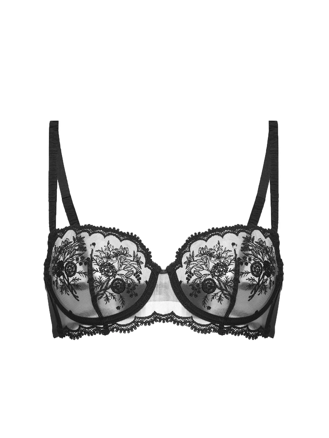 Half cup bra - Black - Image 5
