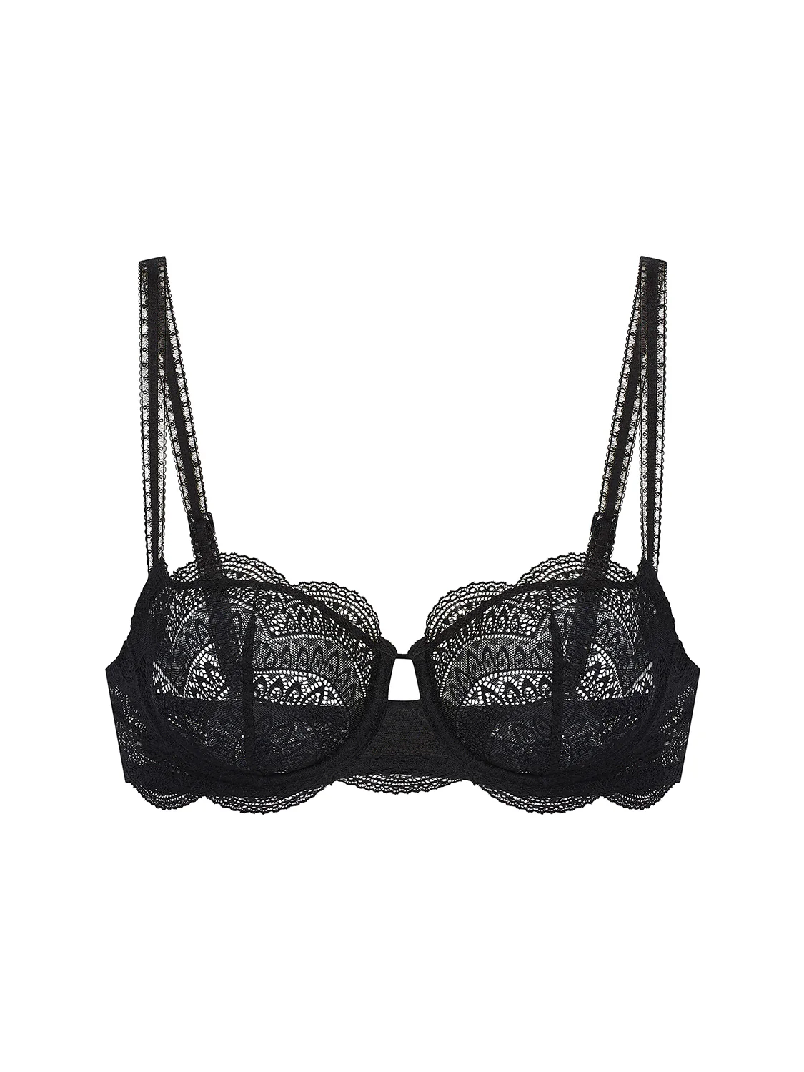 Half cup bra - Black - Image 6