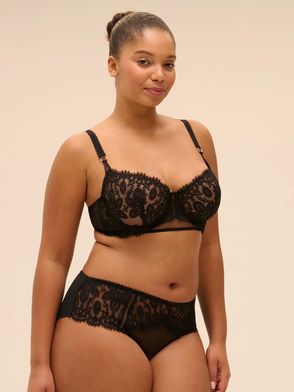 Half cup bra - Black - Image 12