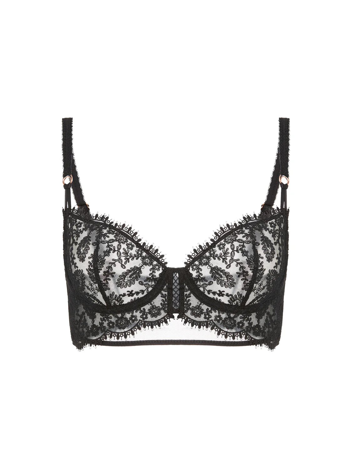 Half cup bra - Black - Image 15