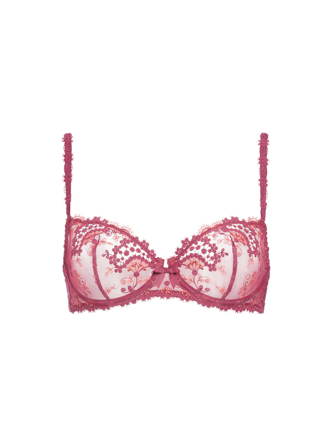 Half cup bra - Rose sandalwood - Image 5