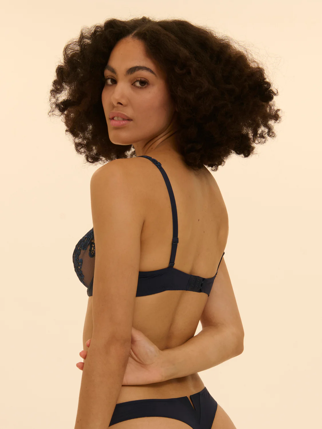 Half cup bra - Sapphire - Image 5