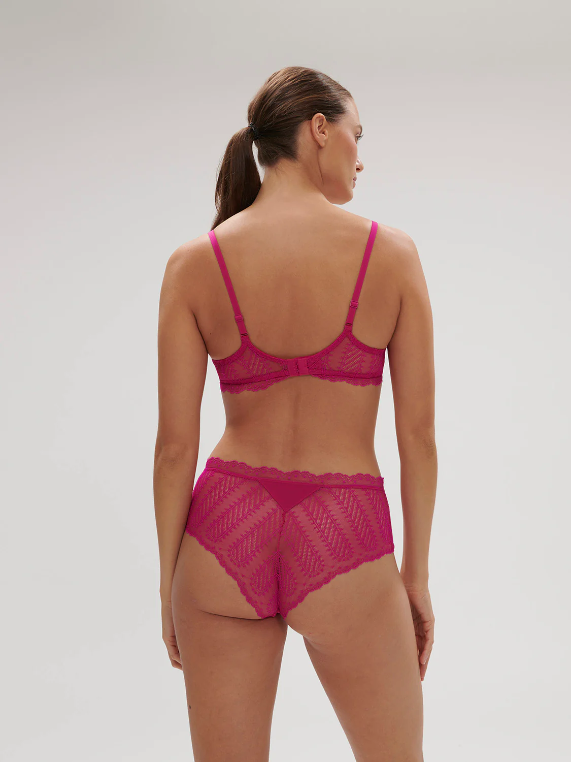 High-waist brief - Hibiscus Pink - Image 5