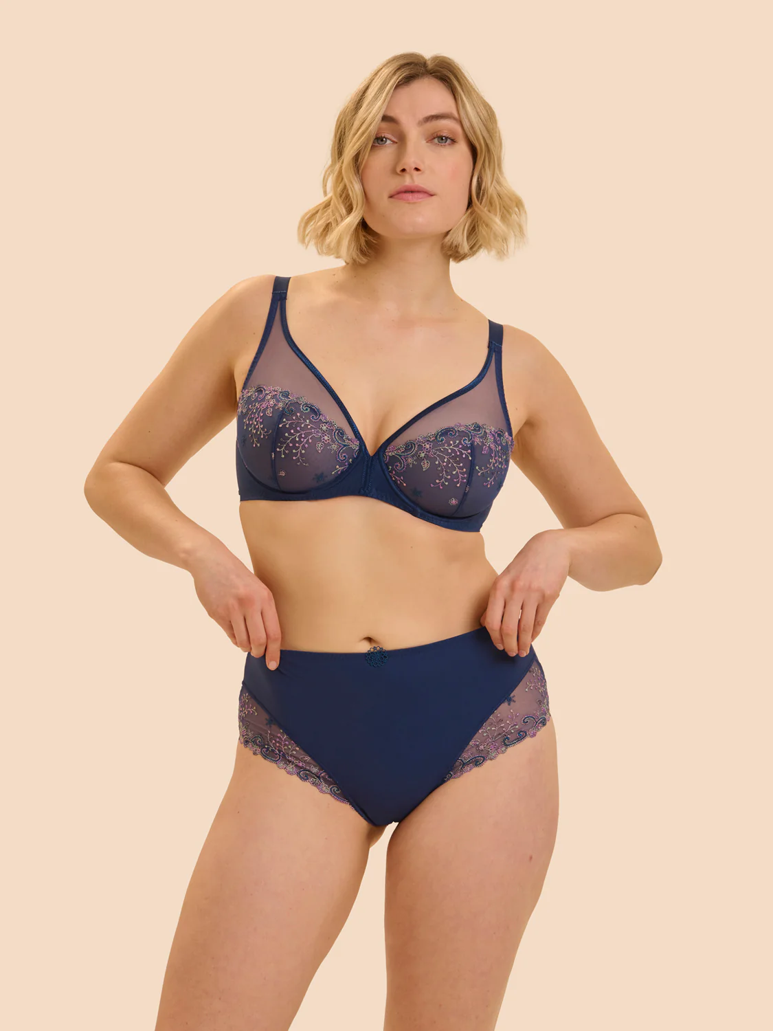 High-waist brief - Rainbow Blue - Image 3