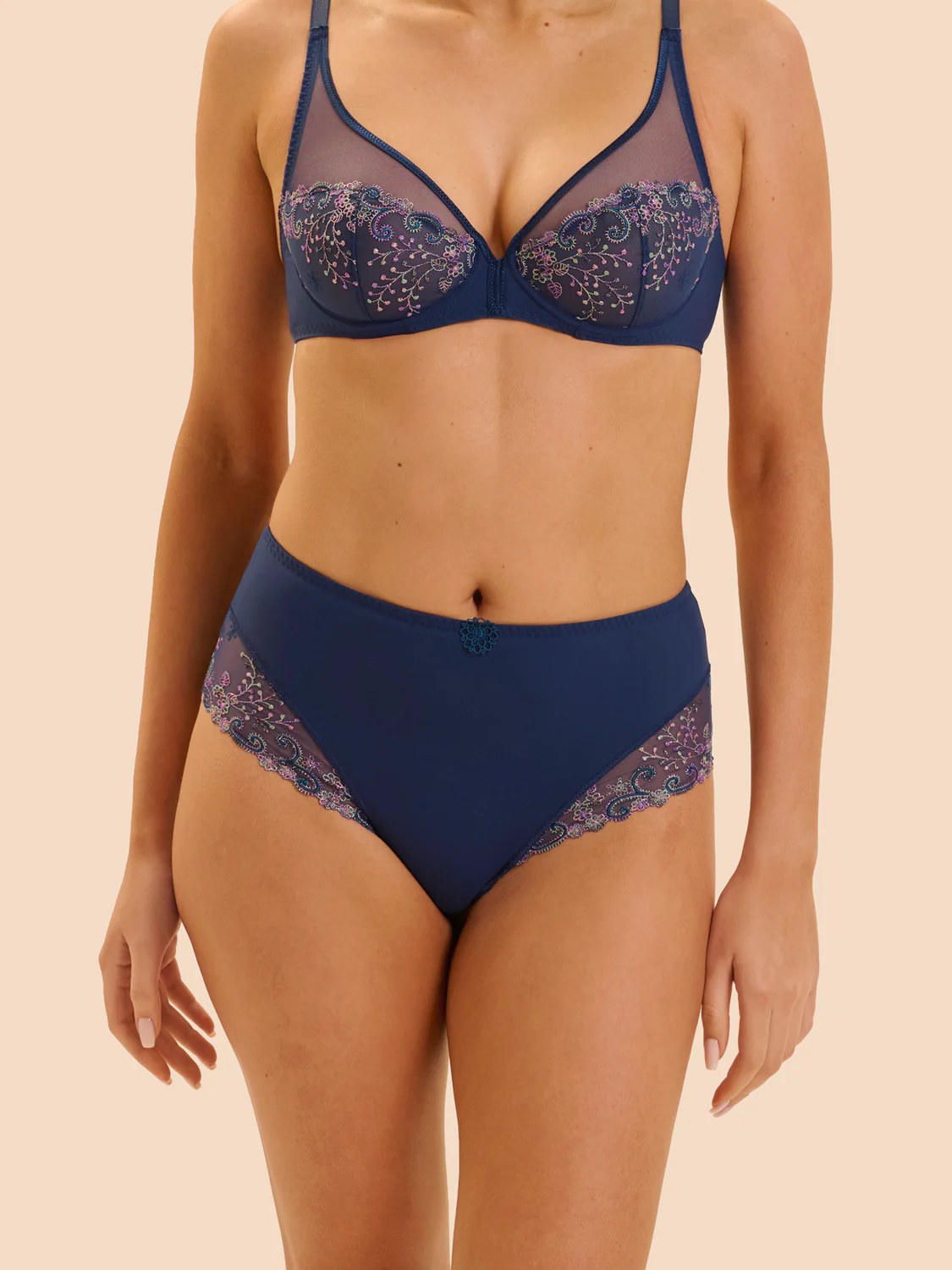 High-waist brief - Rainbow Blue - Image 4