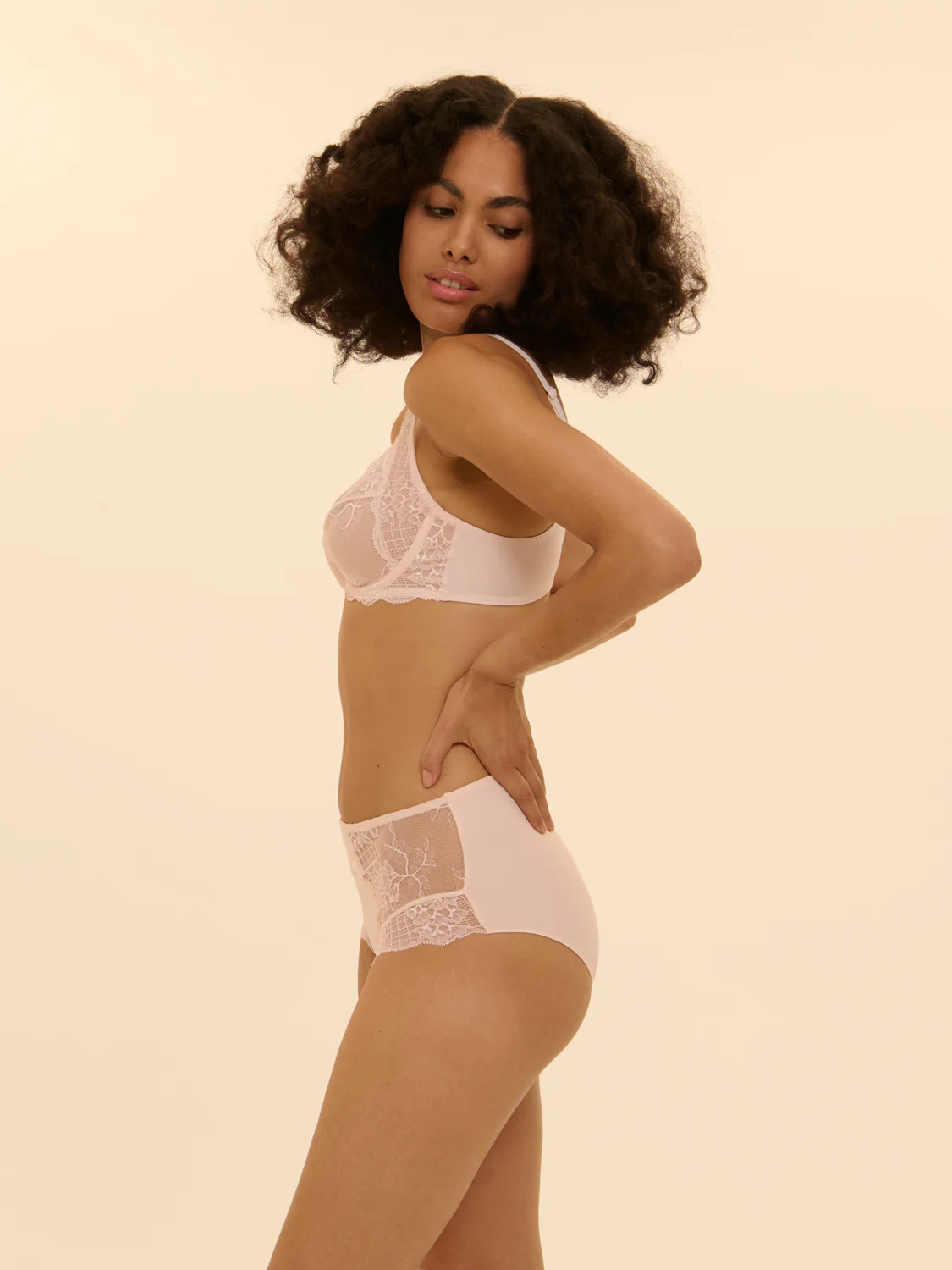 High-waist brief - Sakura pink - Image 3