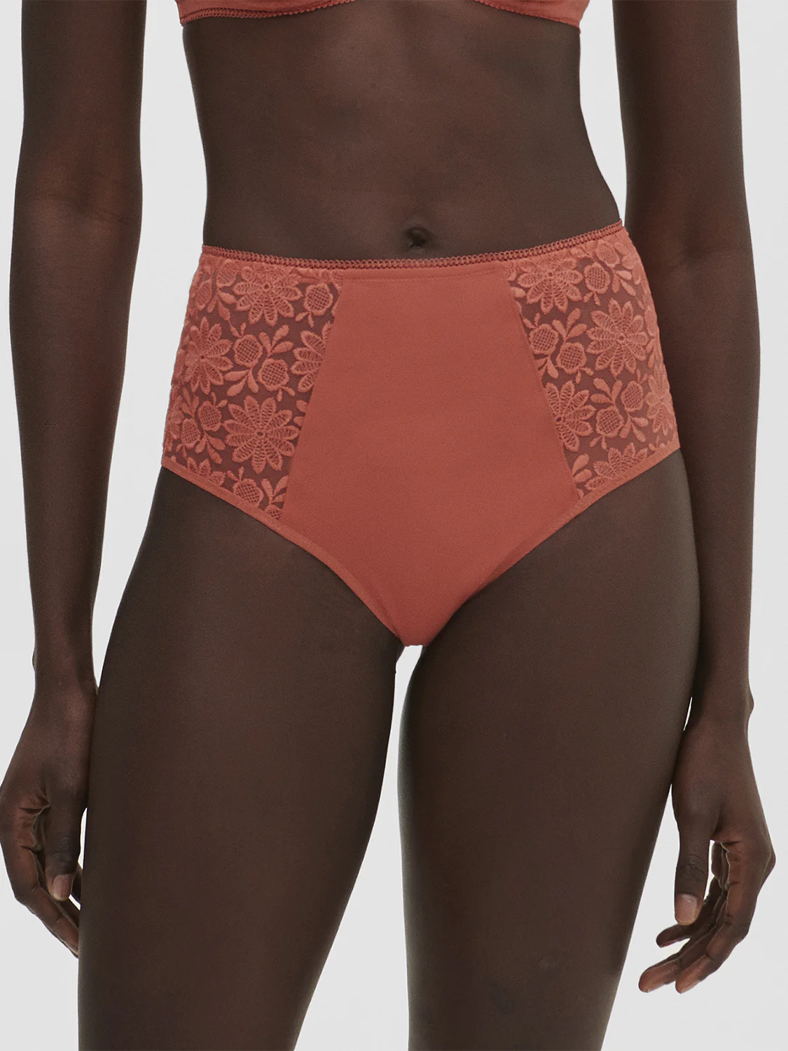 High-waist brief - Texas Pink