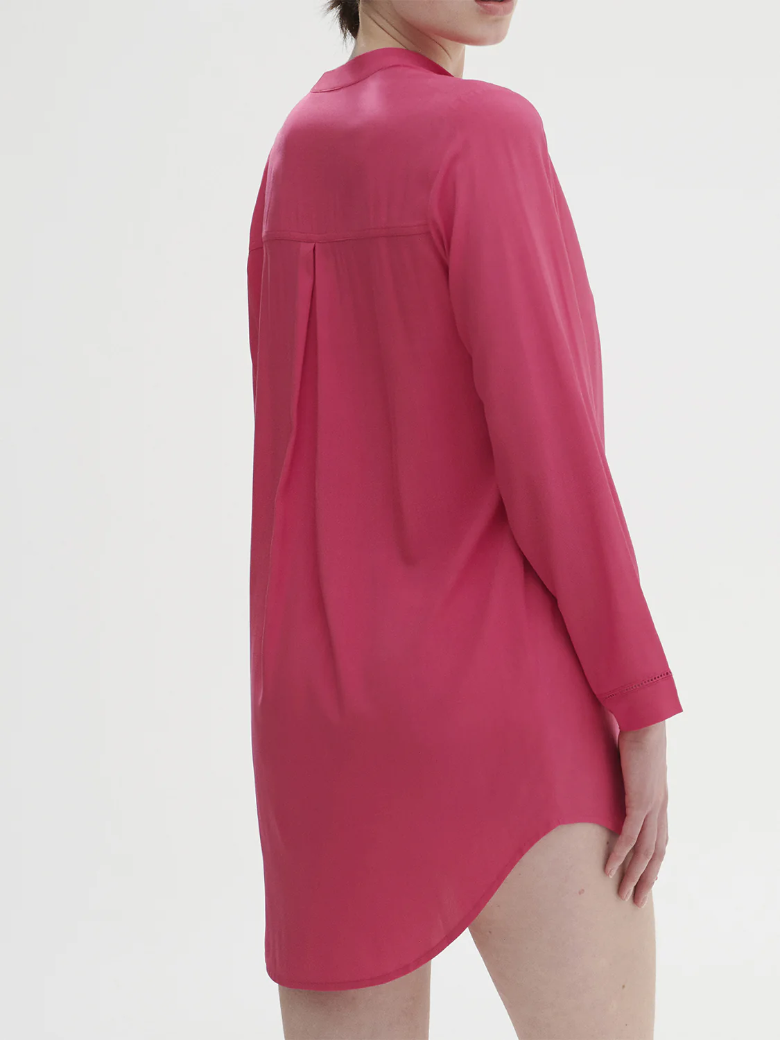 Long sleeved nightdress - Pitaya Pink - Image 2