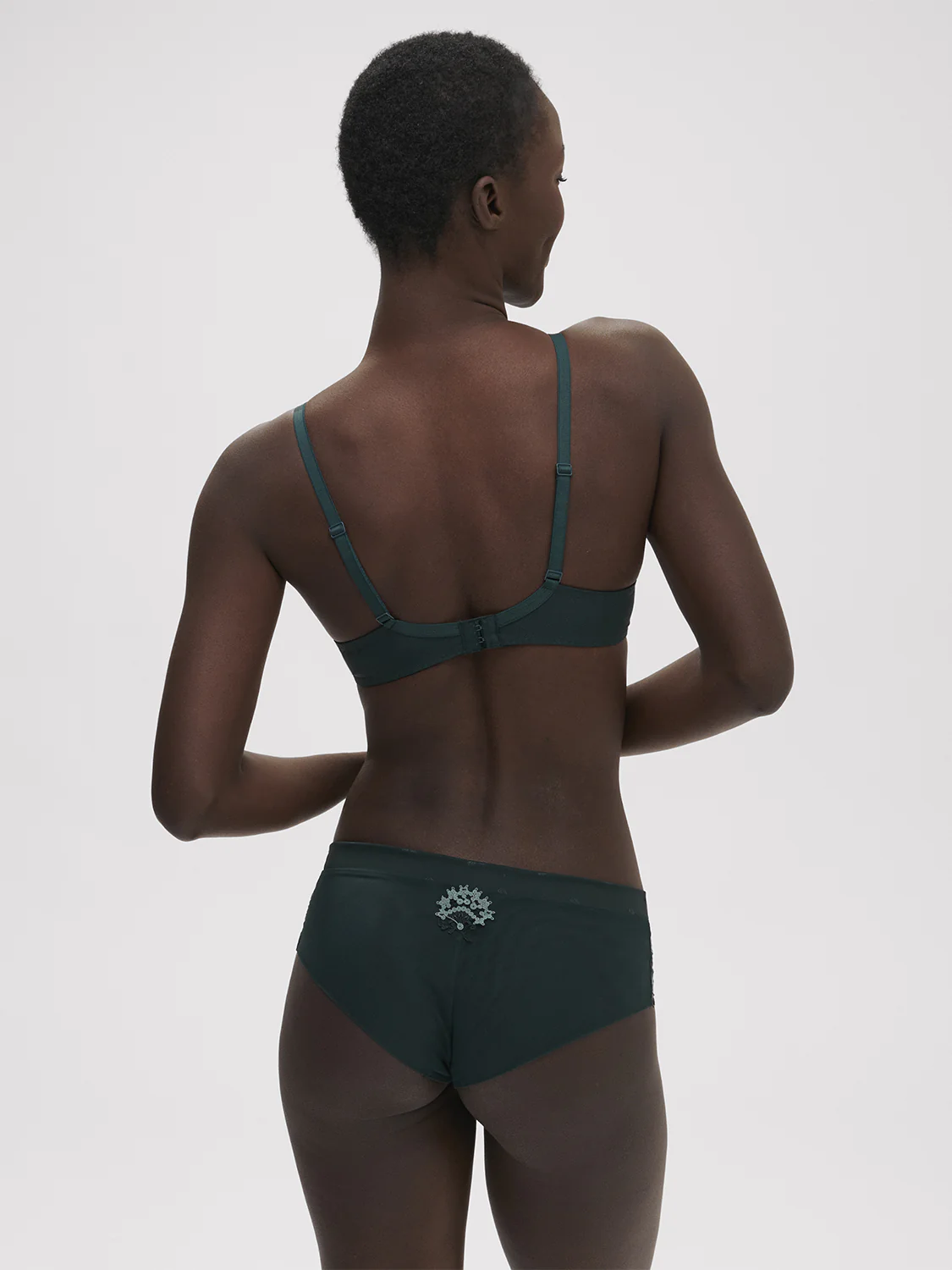 Plunging underwired bra - Kolsaï Green - Image 4