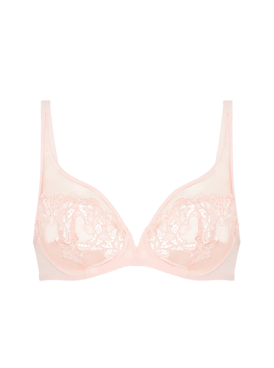 Plunging underwired bra - Pink Nude - Image 5