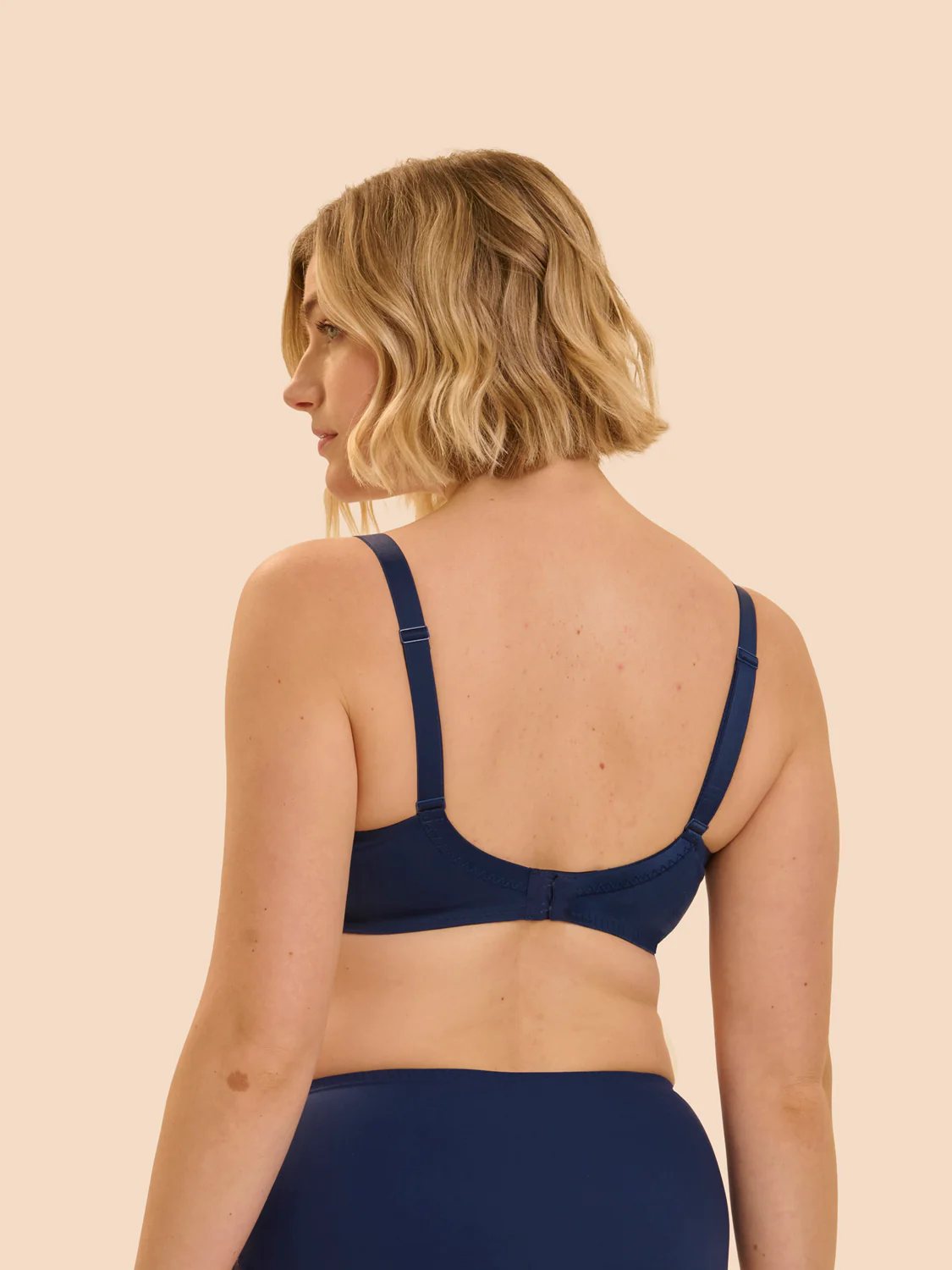 Plunging underwired bra - Rainbow Blue - Image 2