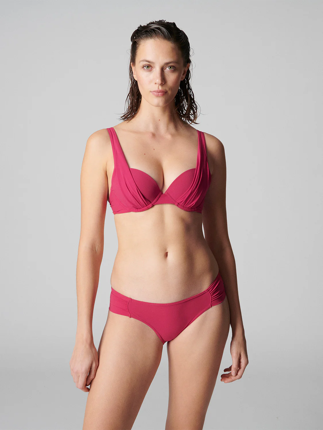 Push-up bikini top - Raspberry - Image 2