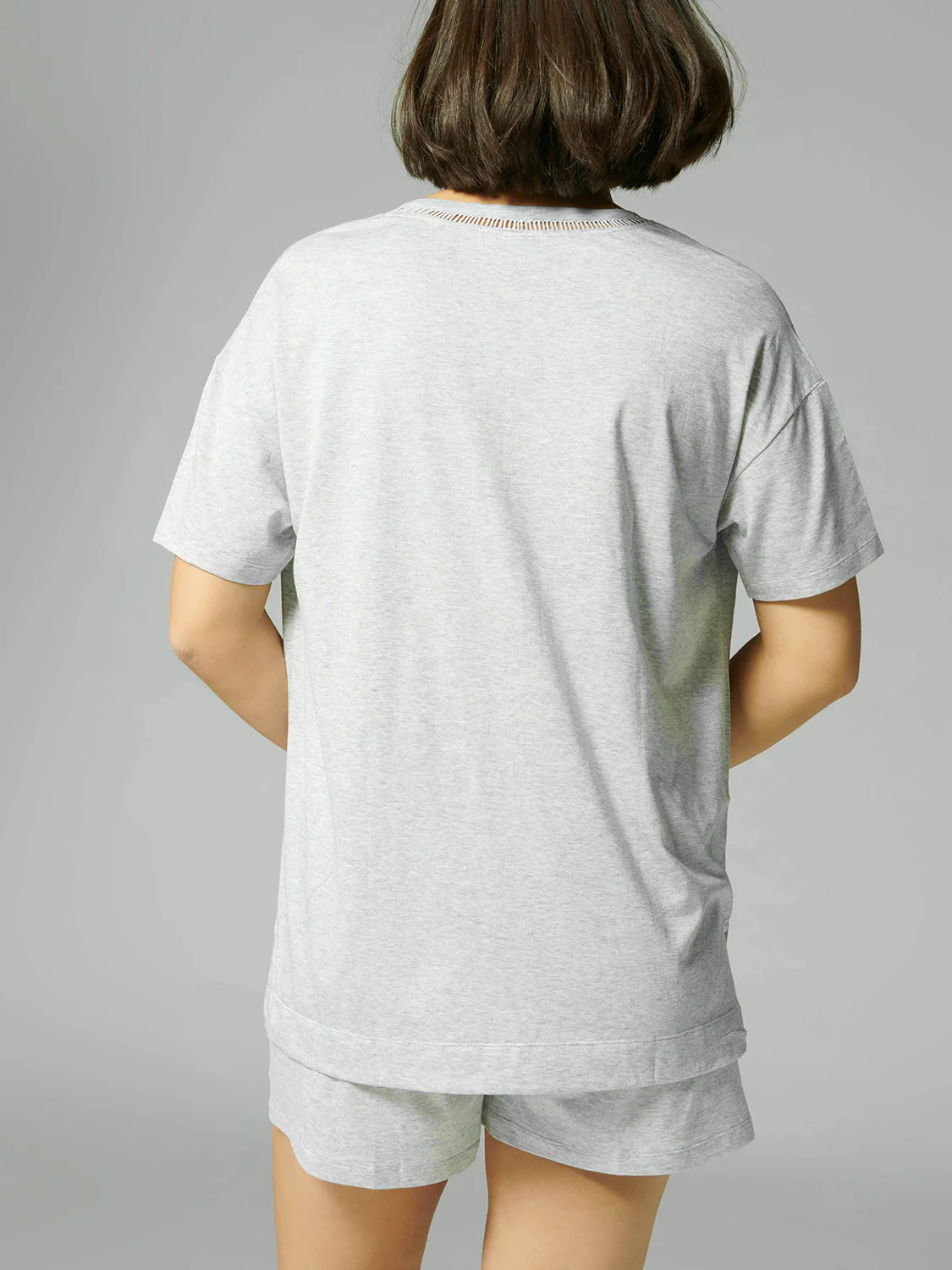 Short Sleeve Top - Mineral grey - Image 9