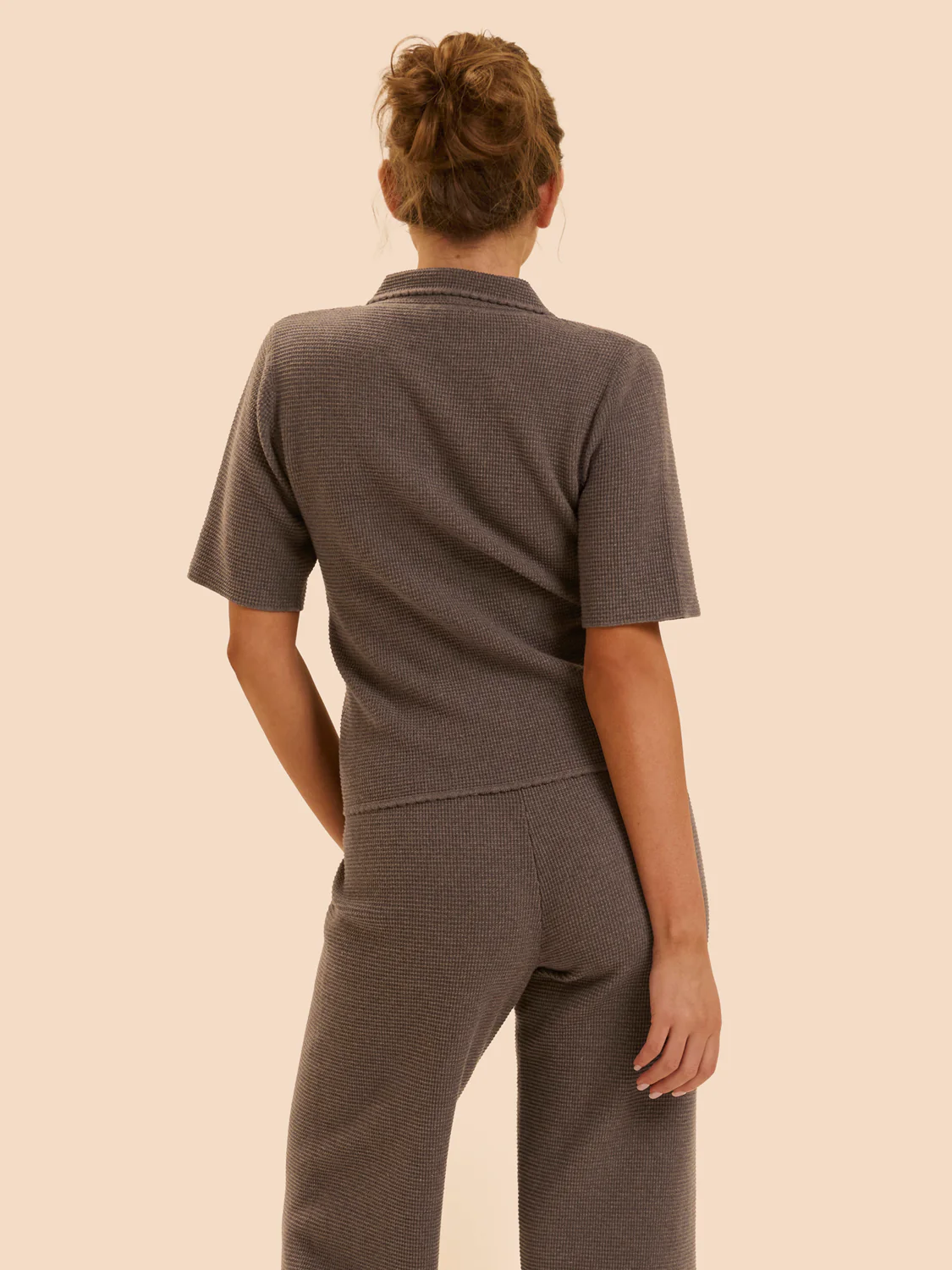 Short sleeves t-shirt - Chestnut - Image 4