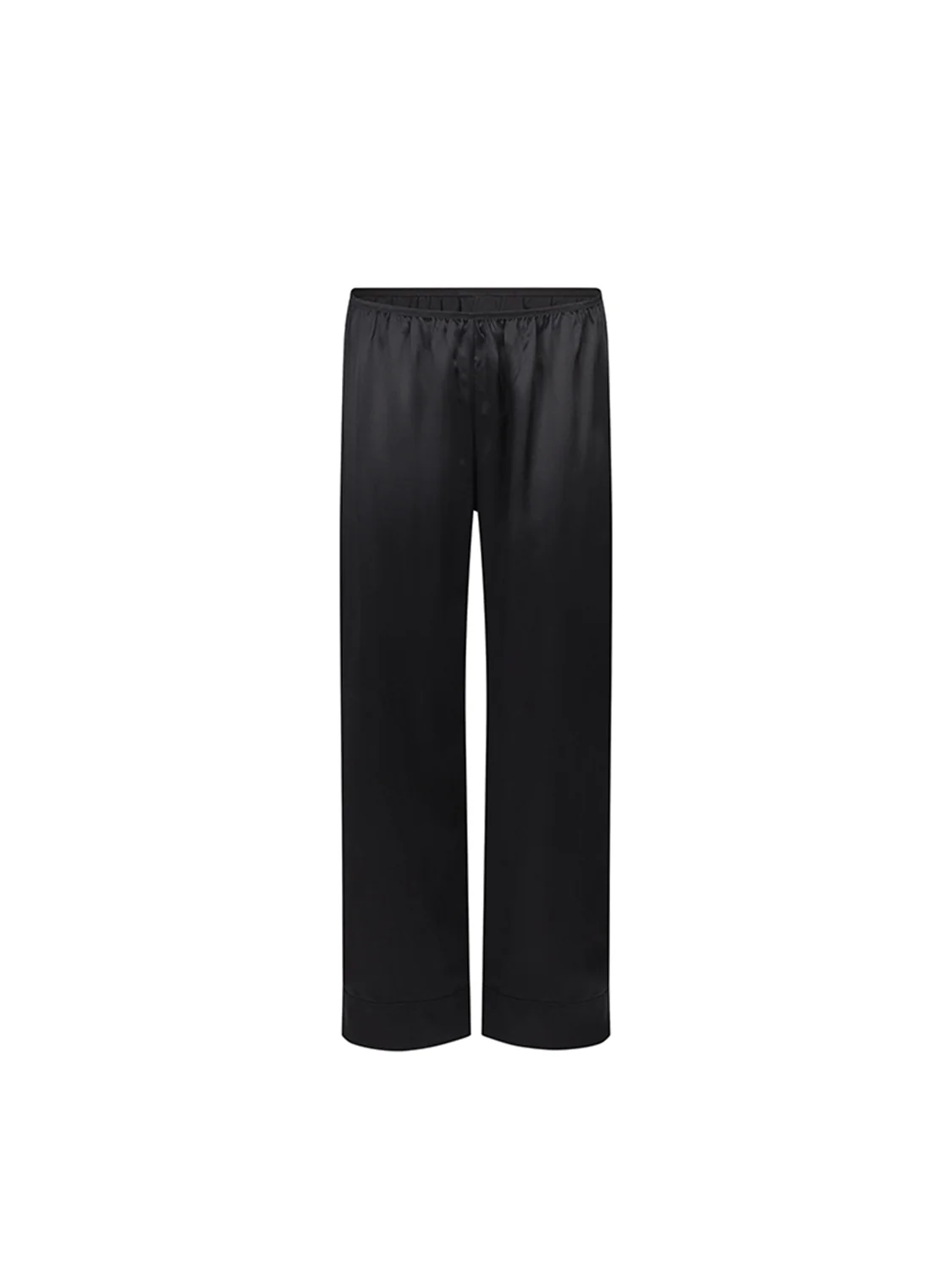 Silk trousers - Black - Image 4
