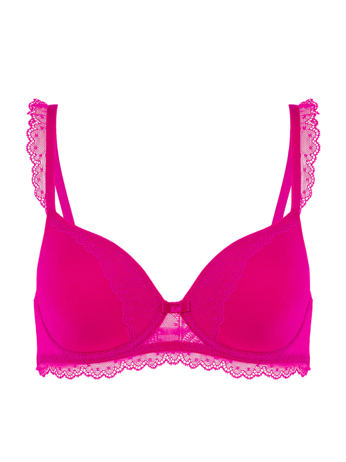 Spacer plunge bra - Hibiscus Pink - Image 11