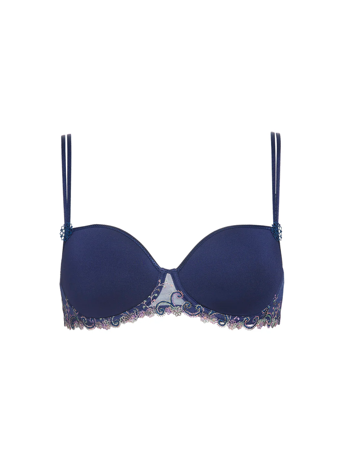 Squared neckline spacer bra - Rainbow Blue - Image 5