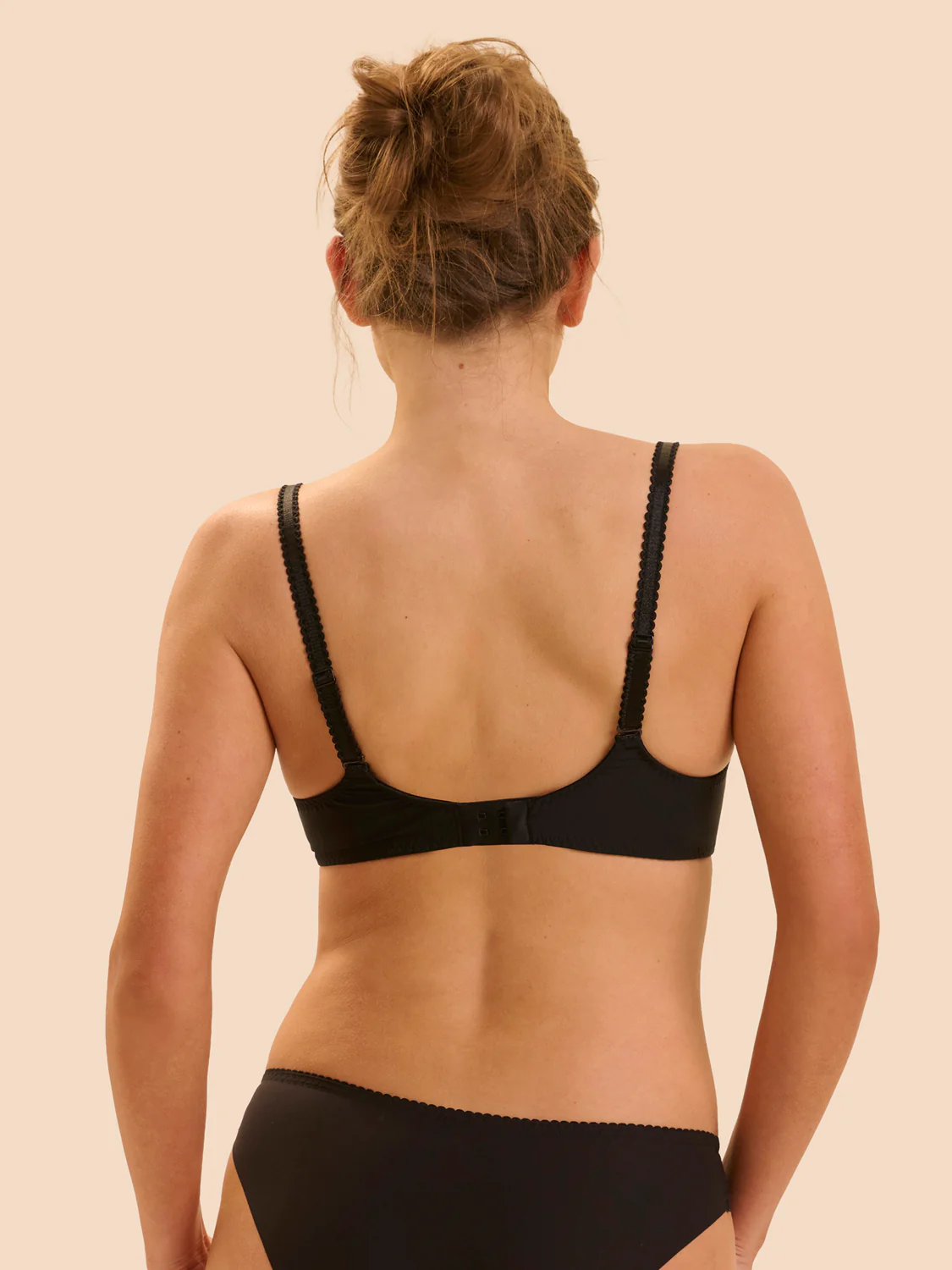 Structured wireless bra - Black - Image 3
