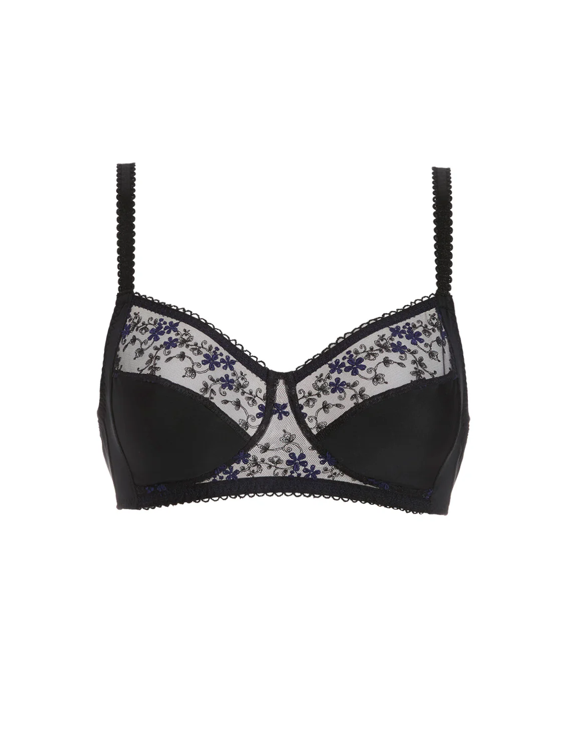 Structured wireless bra - Black - Image 6
