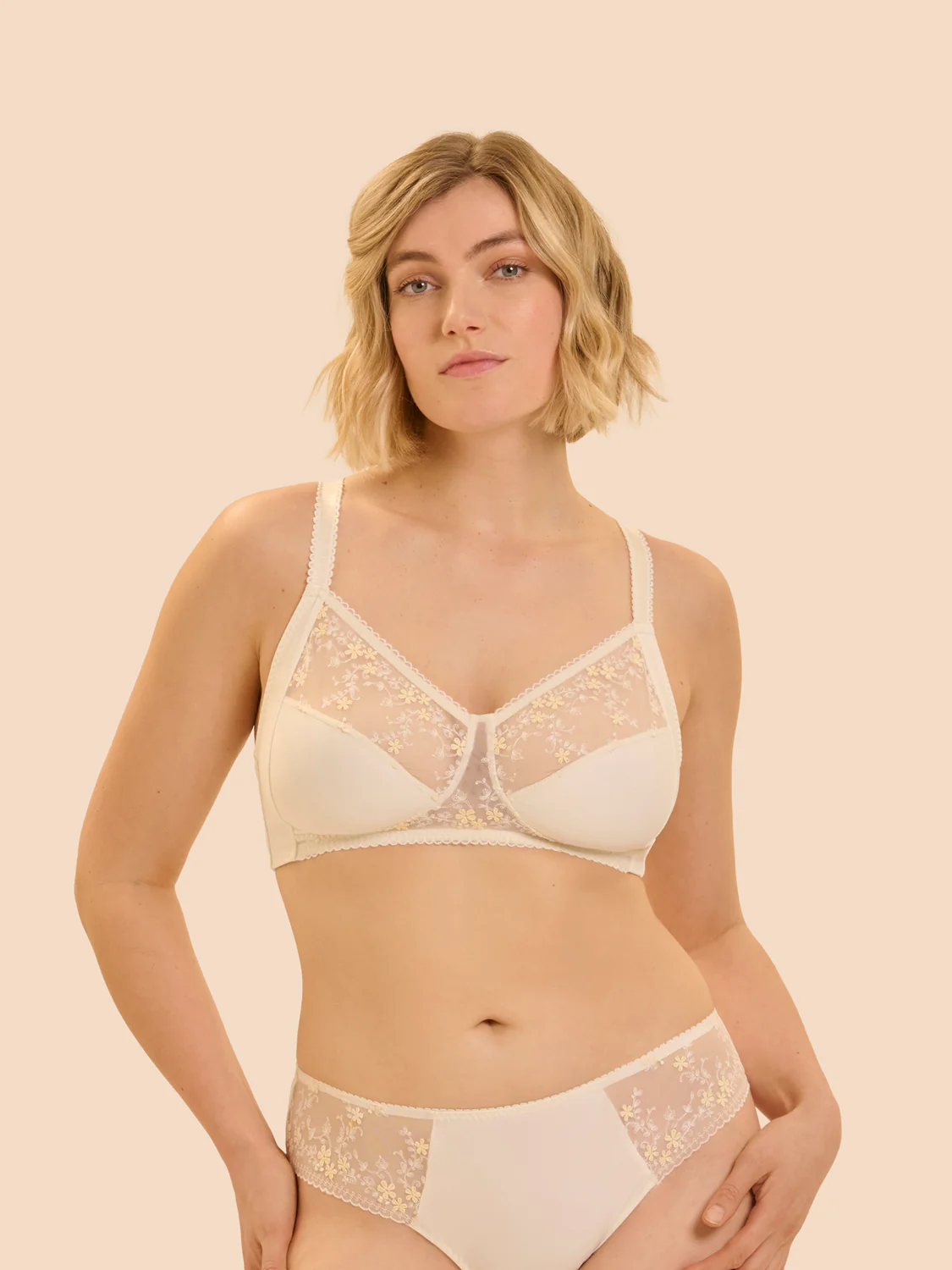 Structured wireless bra - Natural - Image 6