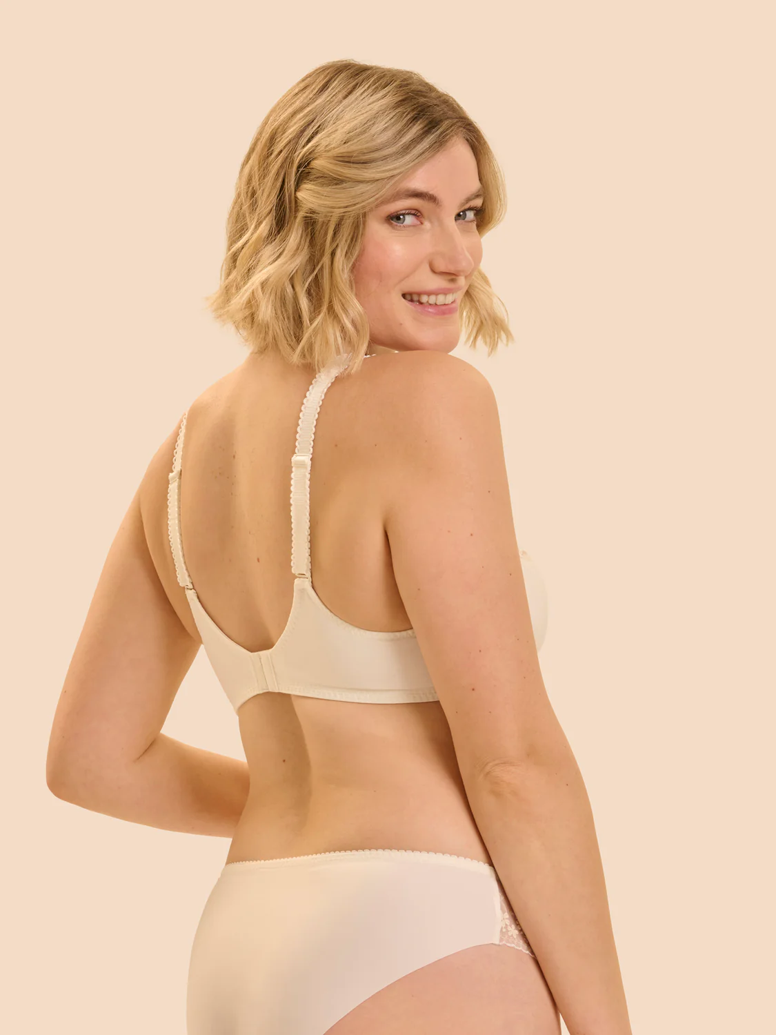 Structured wireless bra - Natural - Image 7