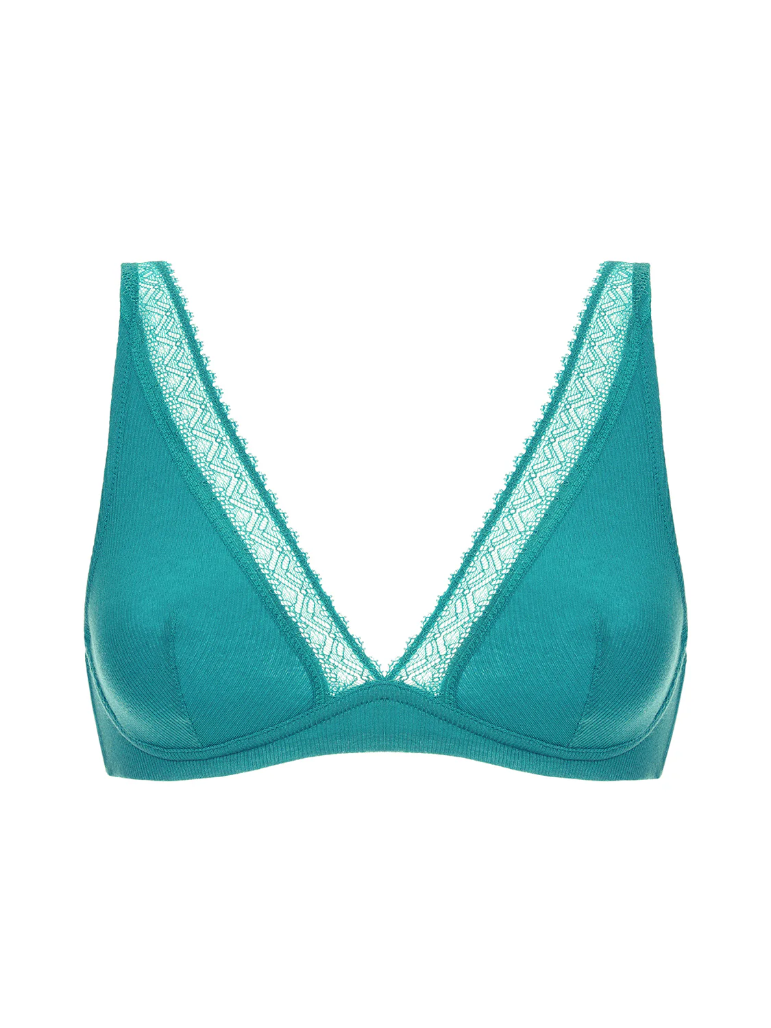 Structured wireless bra - Saline Blue - Image 11