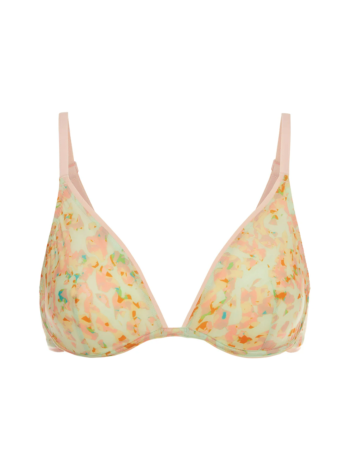 Triangle bra - Terrazzo Print - Image 4