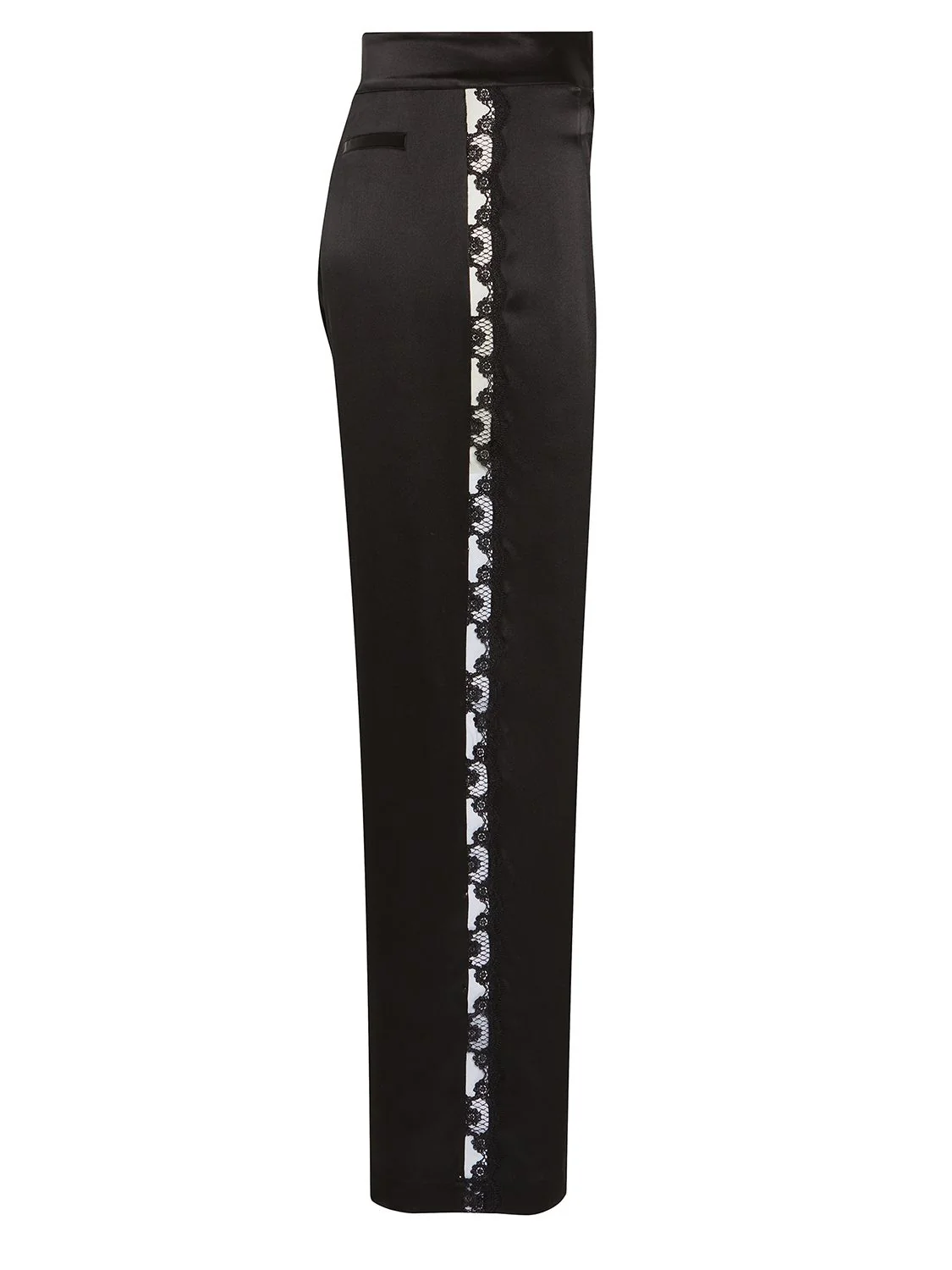 Trousers with embroidery - Black - Image 8