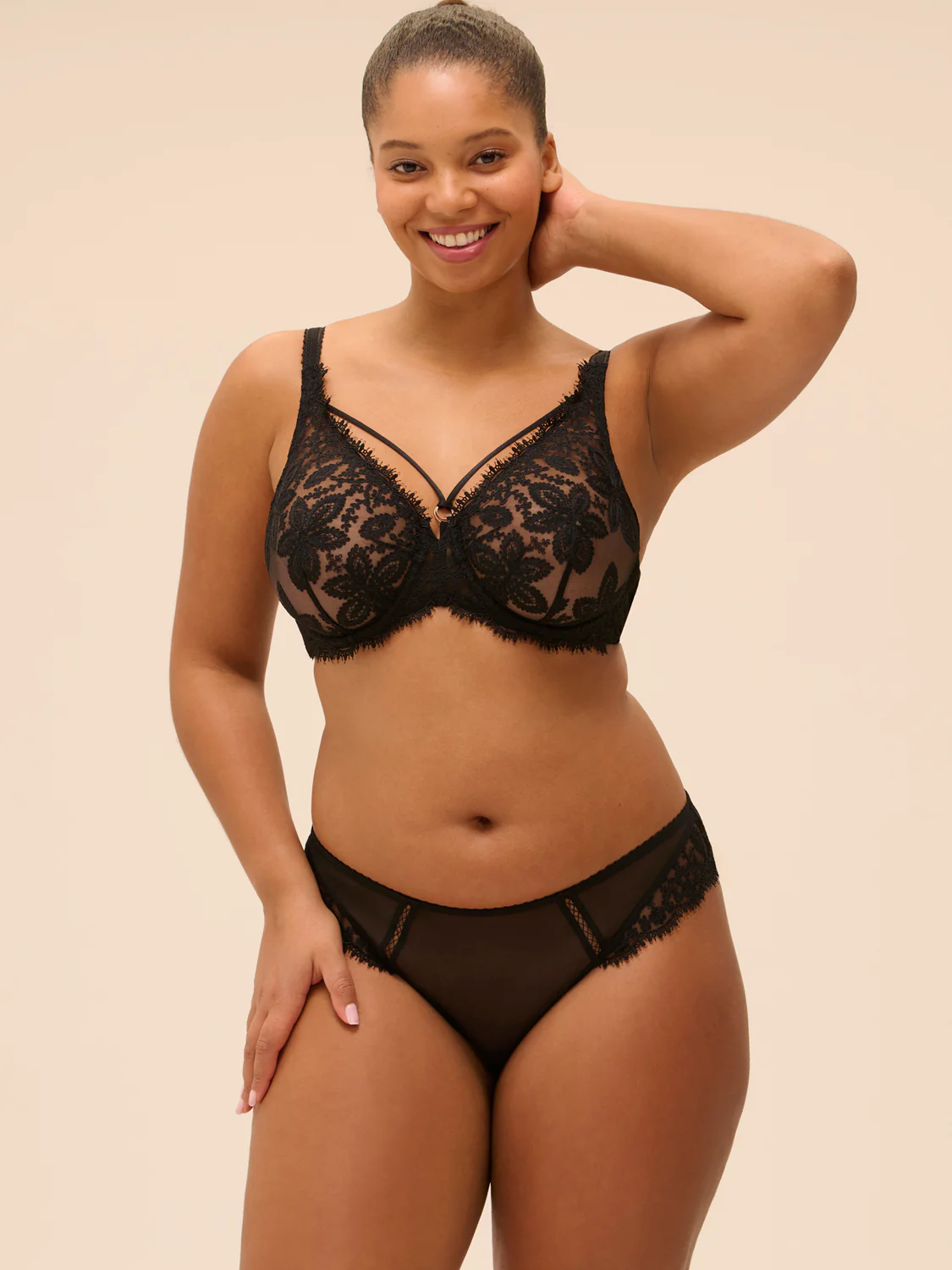 Underwired bra - Black - Image 15