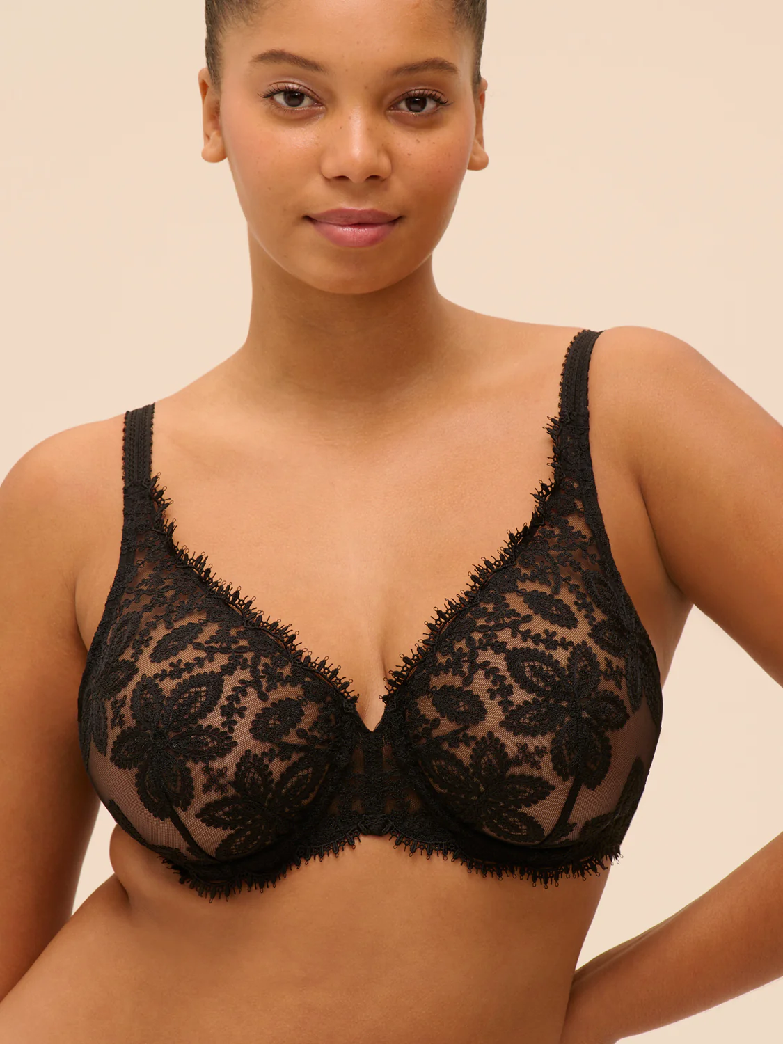 Underwired bra - Black - Image 19