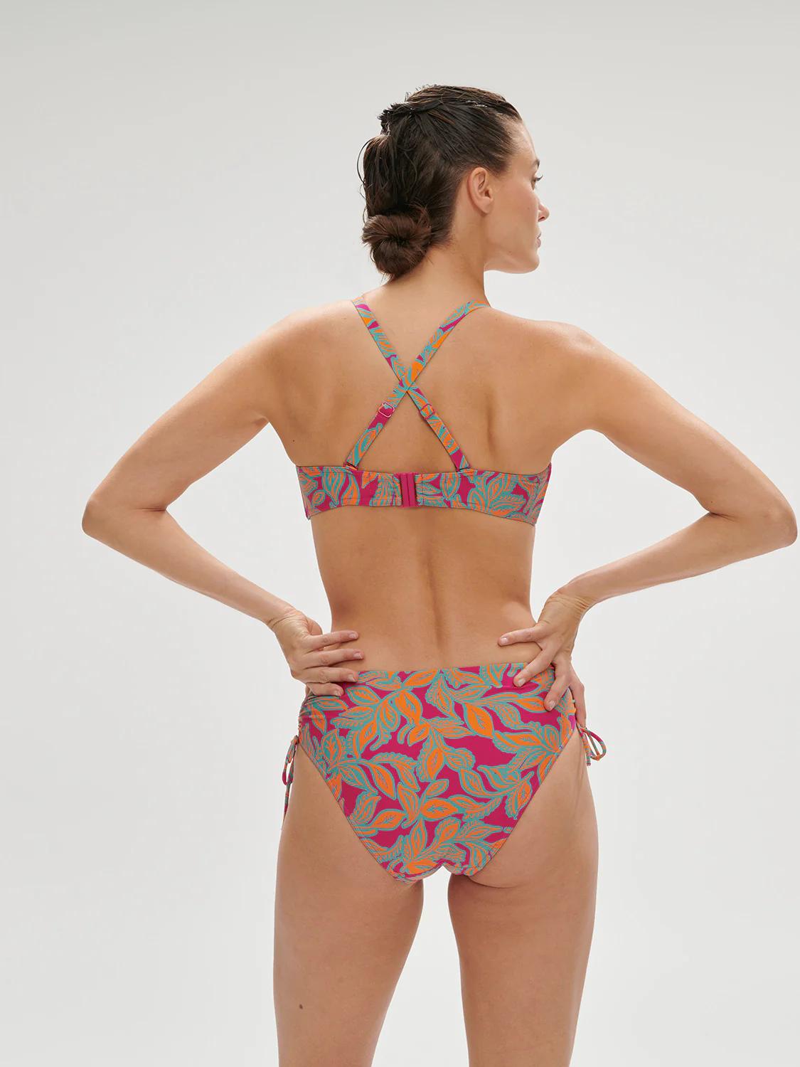 Underwired brassière - Menara Pink Print - Image 7
