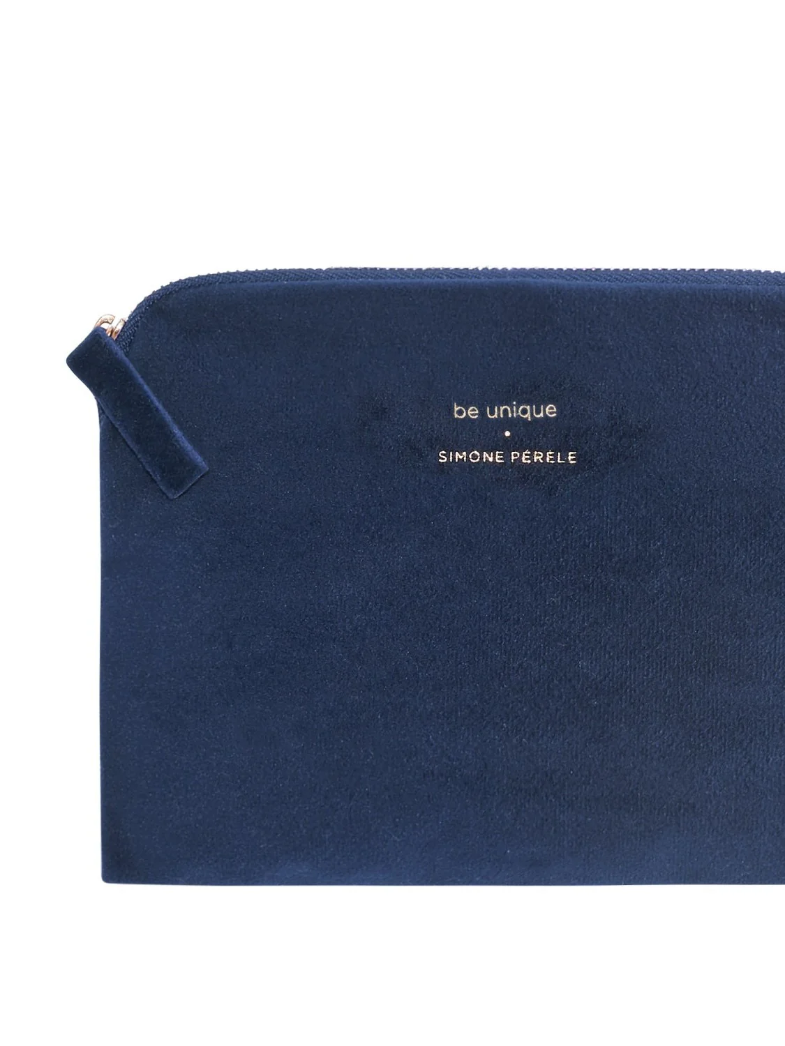 Velvet pouch - Navy